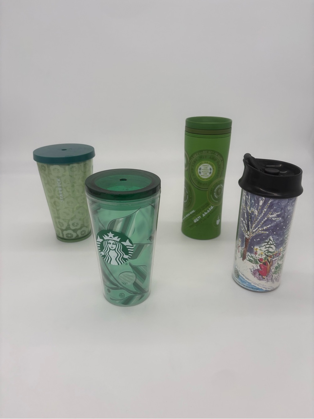 Starbucks Tumbler Lot of 4 Cups Mixed Styles